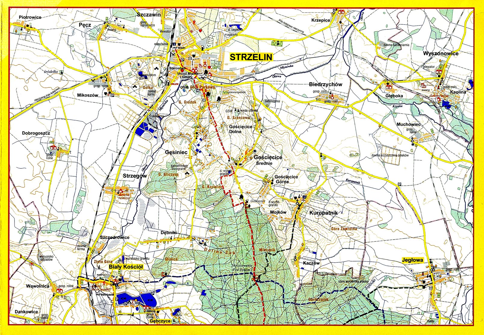 Kliknij - zobaczysz plan Strzelina 1:20000